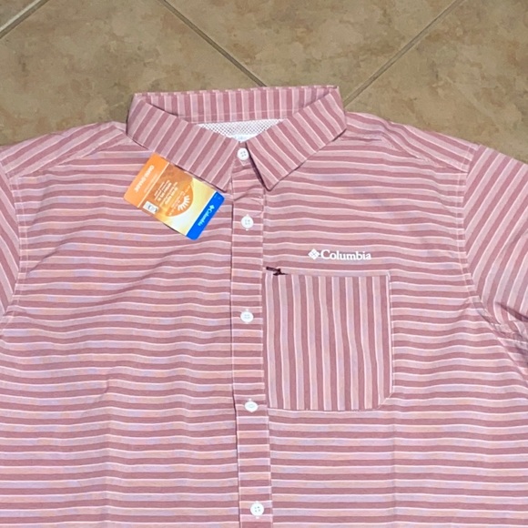New men’s Columbia Omni-Shade shirt Sz Large - Picture 2 of 6